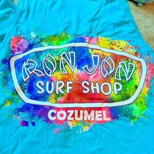 Ron Jon Turquoise Surf Shop Tank Top